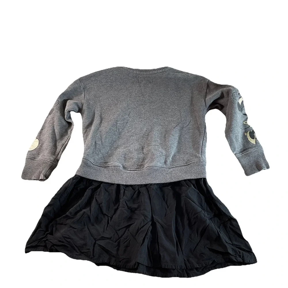 Gap Kids Disney Kids Size S (6-7) Minnie Mouse/‎ Mickey Mouse   Dress Gray Black